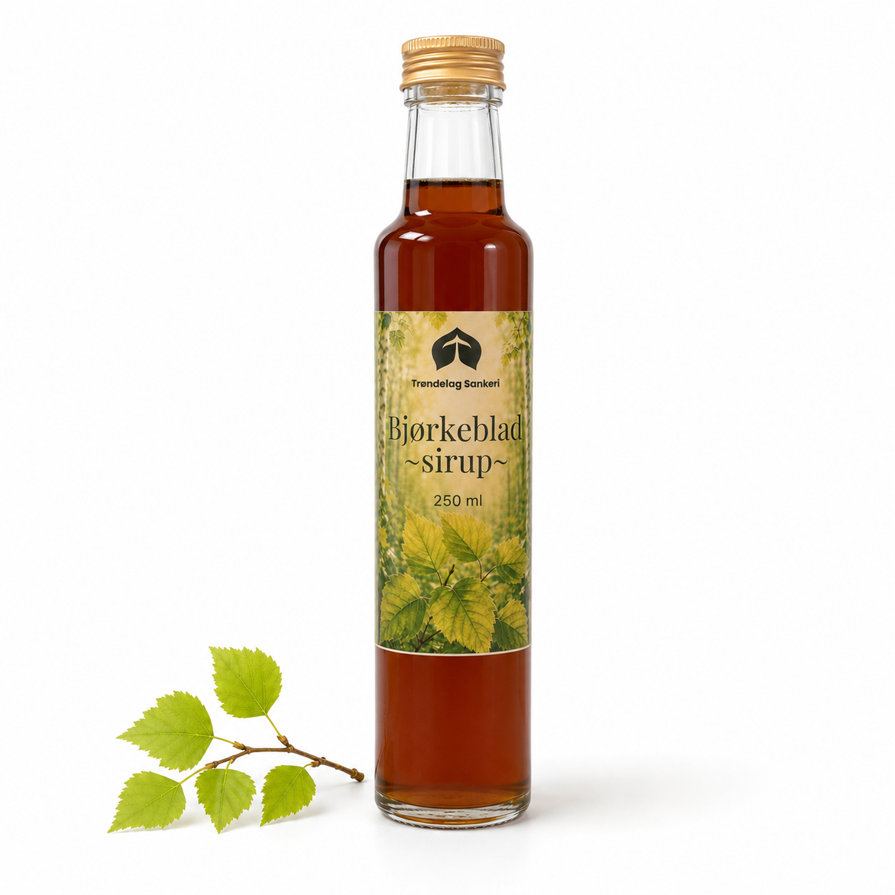 Bjørkeblad – sirup, 250 ml