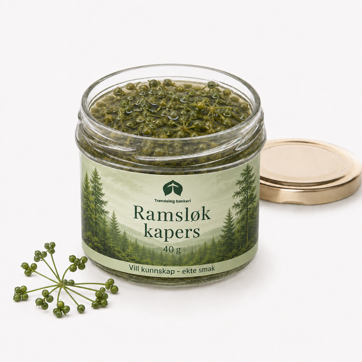 Ramsløk – kapers, 40 g