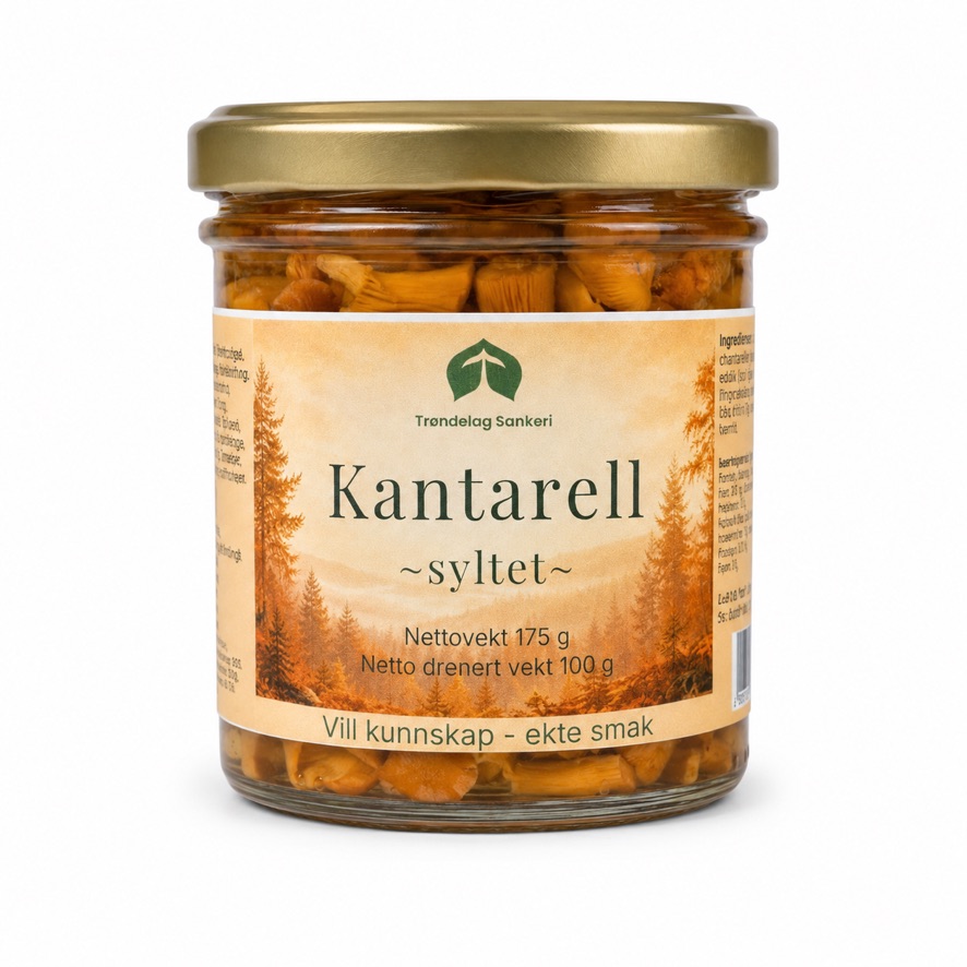 Kantarell – syltet, 100 g